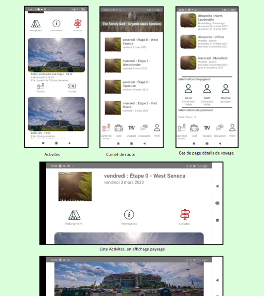 application mobile React-Native pour The Family Van